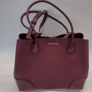 Burgundy Michael kors bag